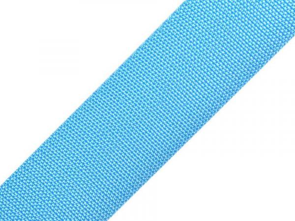 Gurtband Uni 40 mm breit Hellblau